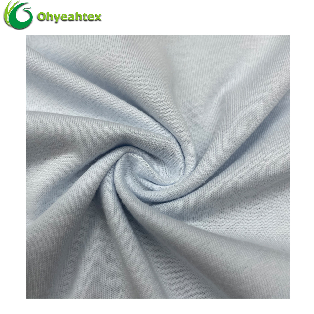 Eco Thermal Jersey Fabric – 90% Cotton 10% Elastane, Heat-Insulation Stretch Breathable Anti-Odor 220gsm Shrink-Resistant