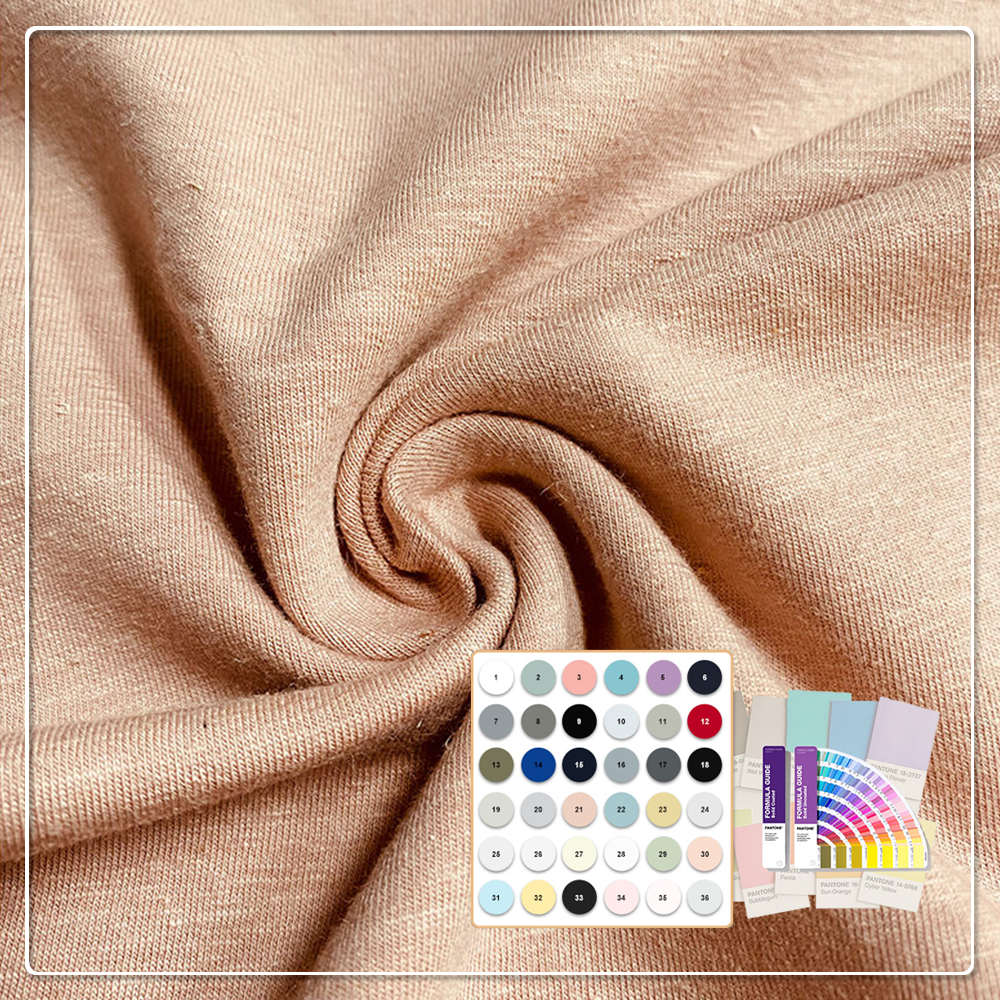 180gsm 92% Cotton 8% Spandex Jersey – Soft Stretch Fabric for Base Layer Shirts & Dresses