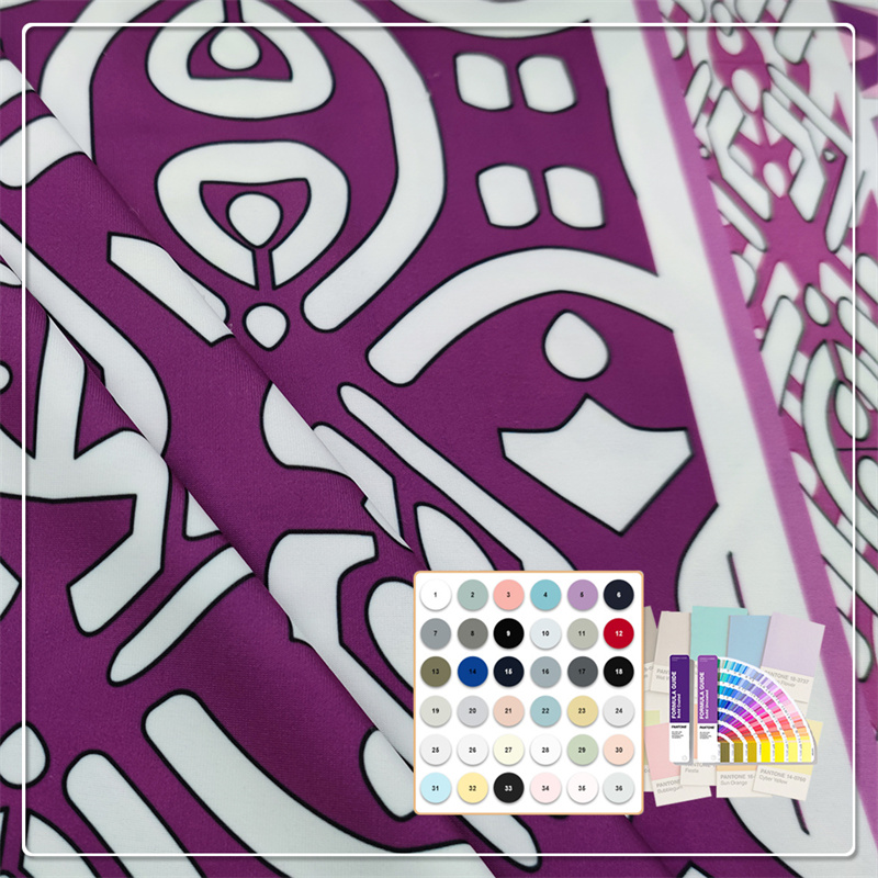 Eco-Advanced Digital Print Jersey with Biodegradable Elastane