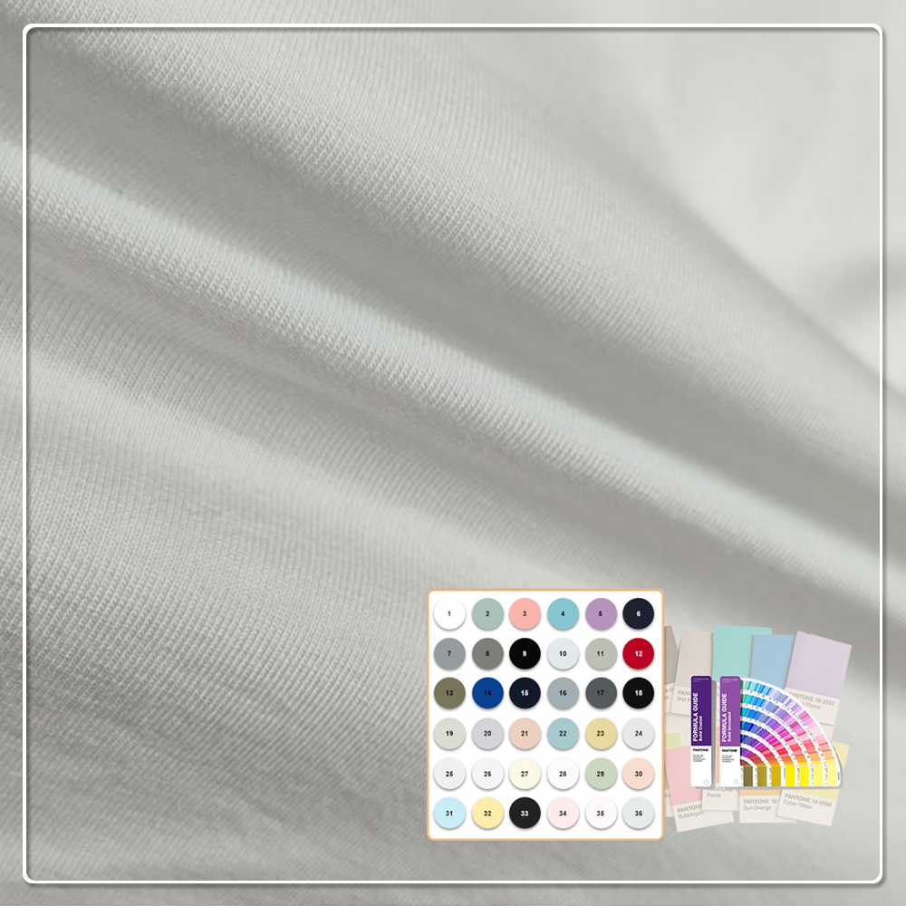 190gsm 50% Cotton 50% Modal Slub Fabric – Exceptionally Soft & Comfortable for Loungewear & Underwear
