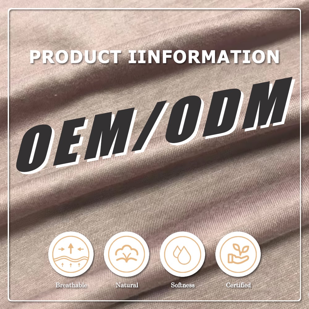 Eco-friendly Super Soft 93% Bamboo Lyocell 7% Spandex Jersey Fabric 190gsm Lightweight Stretch for Garment