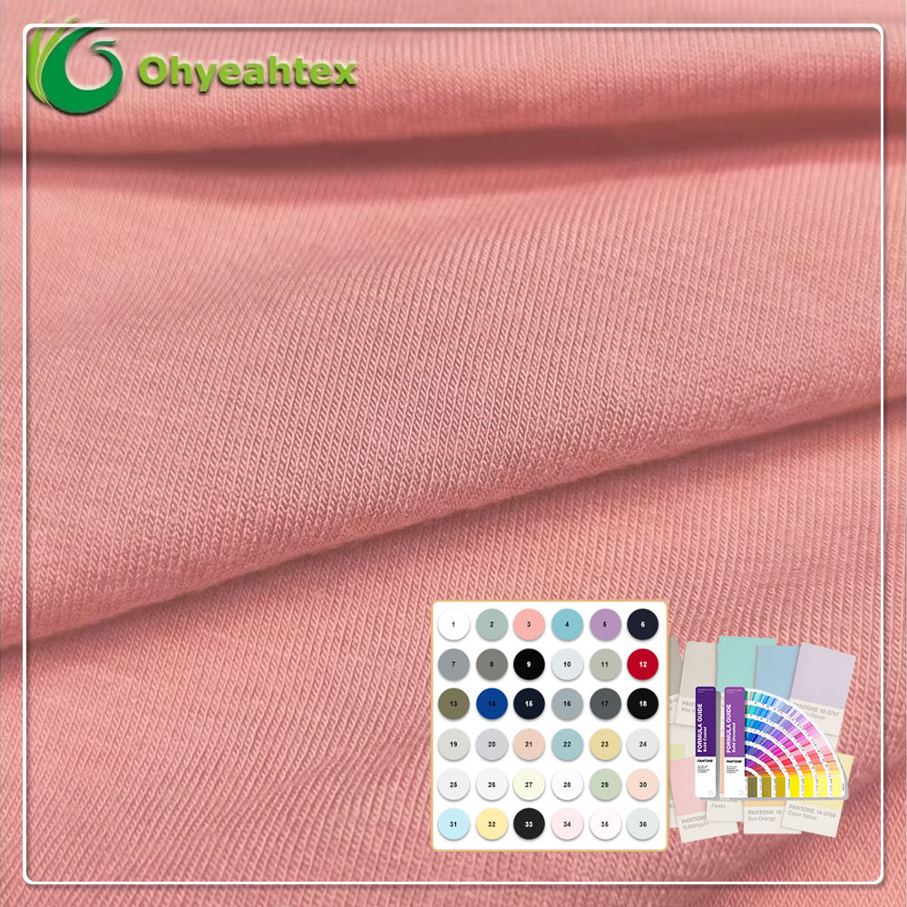 Eco-Friendly Super Soft Skin-Friendly Stretch Breathable Heat-Insulation Modal/Cotton Jersey Fabric for Apparel Sleepwear