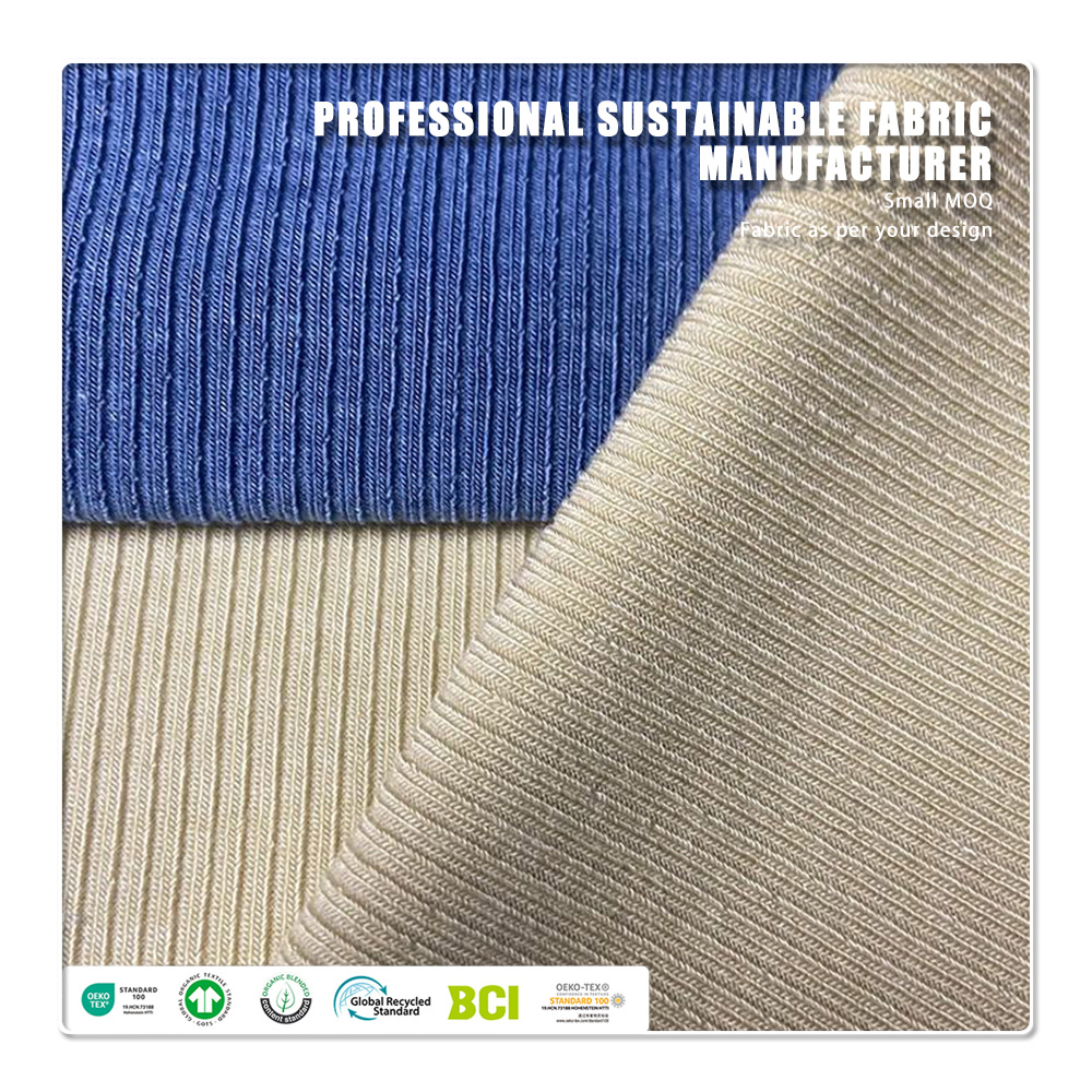 Soft and Breathable Organic Eco-Friendly Stretch 100 Modal Fabric 210GSM Medium Weight Knitted Ribbed 2x2 for T-Shirts (2).jpg