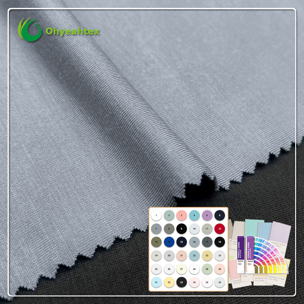 Baby-Safe French Terry – 71% Bamboo Lyocell 24% Chitosan, Antibacterial & Eco-Friendly Fabric for Toddler Apparel – OEM/ODM