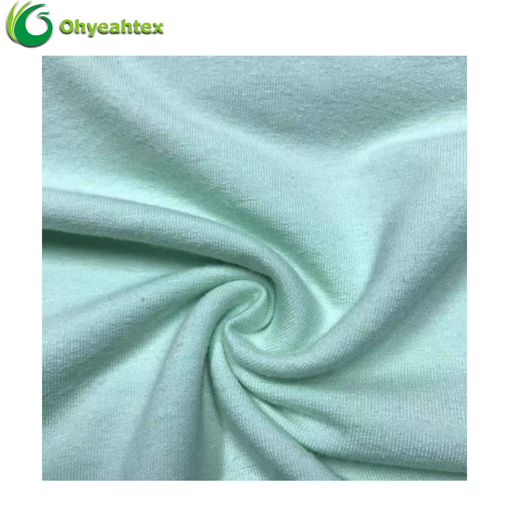 Bamboo Lyocell Chitosan Spandex French Terry – 71% Bamboo Lyocell 24% Chitosan 5% Spandex, Smooth Anti-Bacteria for Sleepwear