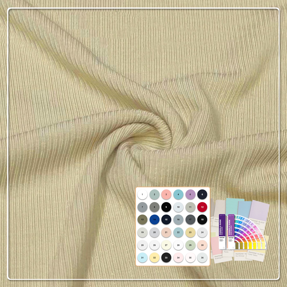 Organic Cotton Aloe Viscose Jersey – 50% Organic Cotton 50% Aloe Viscose, 148gsm Very Soft Moisture-Absorbent Breathable Lightweight for Baby