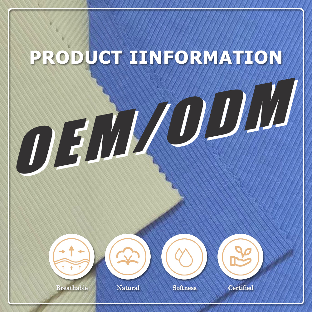 2026 100 Modal 2x2 Rib Knit Fabric Eco-Friendly & Moisture-Absorbent Lightweight for Apparel & Activewear (3).webp