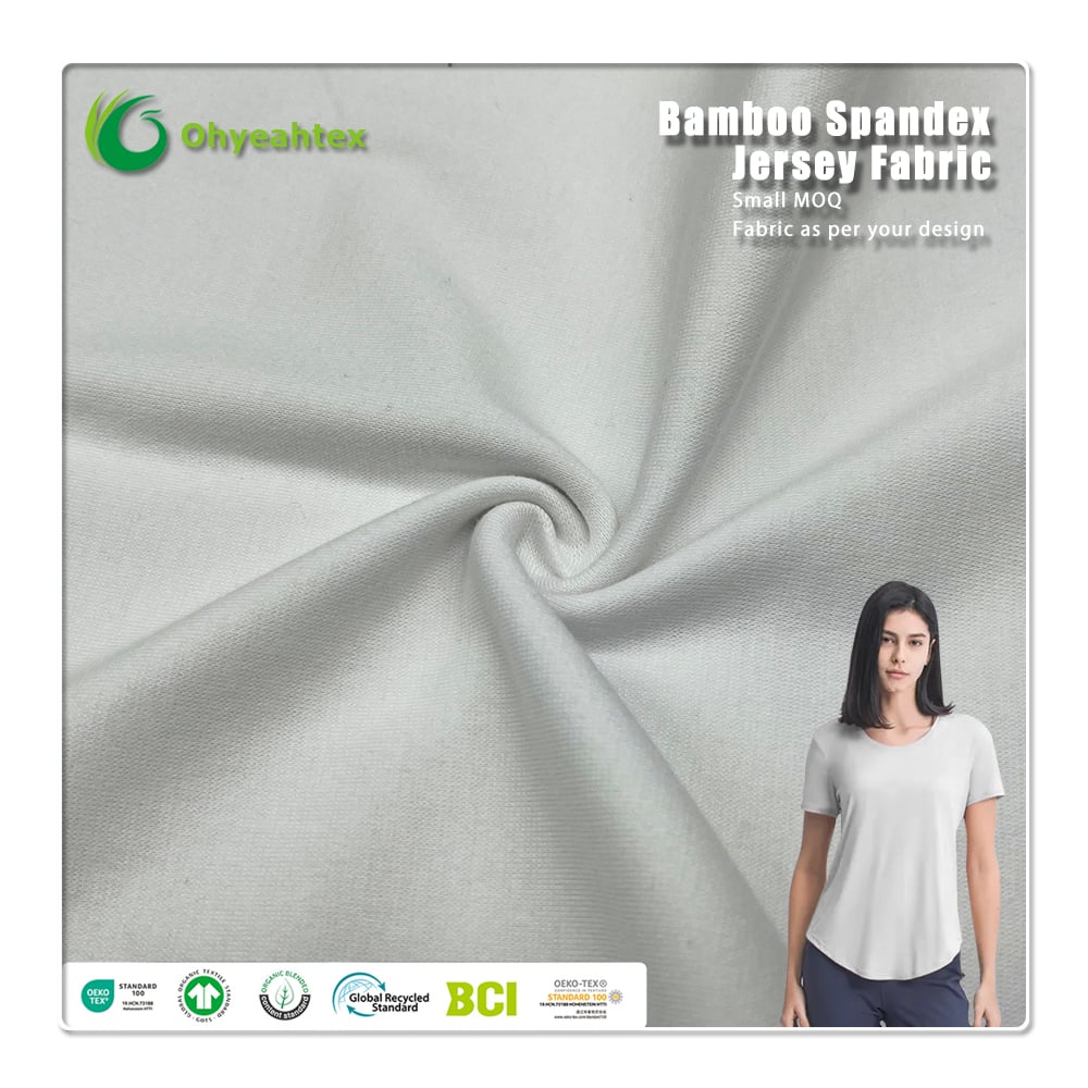 Wholesale Soft Double Faced Jersey Fabric Modal/Cotton Stretch Breathable Eco-Friendly Knit for Underwear Activewear