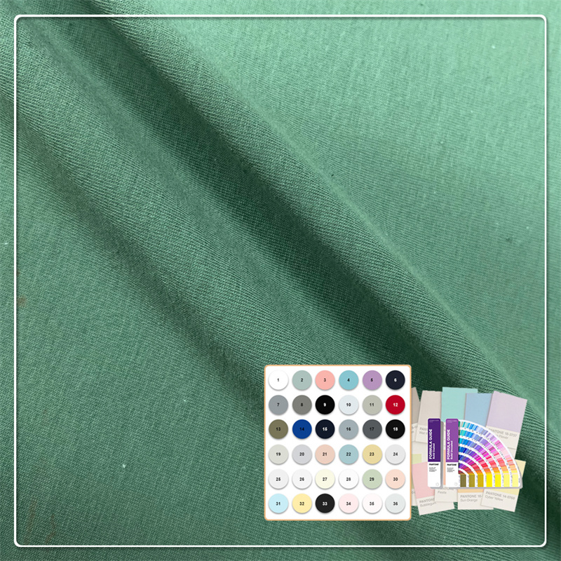 Premium 160gsm 97/3 cotton spandex knit fabric, OEKO-TEX® Class I safety standard