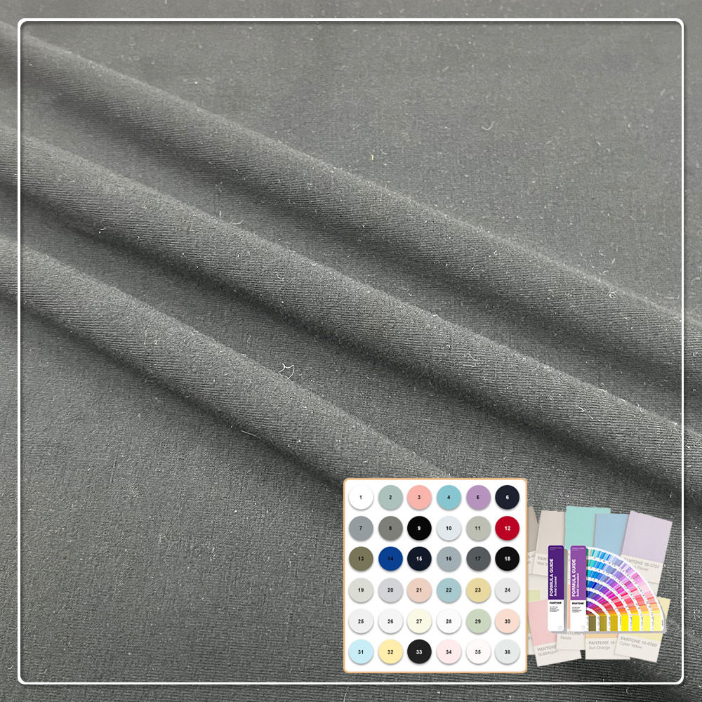 En stock – Jersey 100 % fibre de bambou, 6 couleurs disponibles, antibactérien, absorbant l’humidité et à séchage rapide pour T-shirts