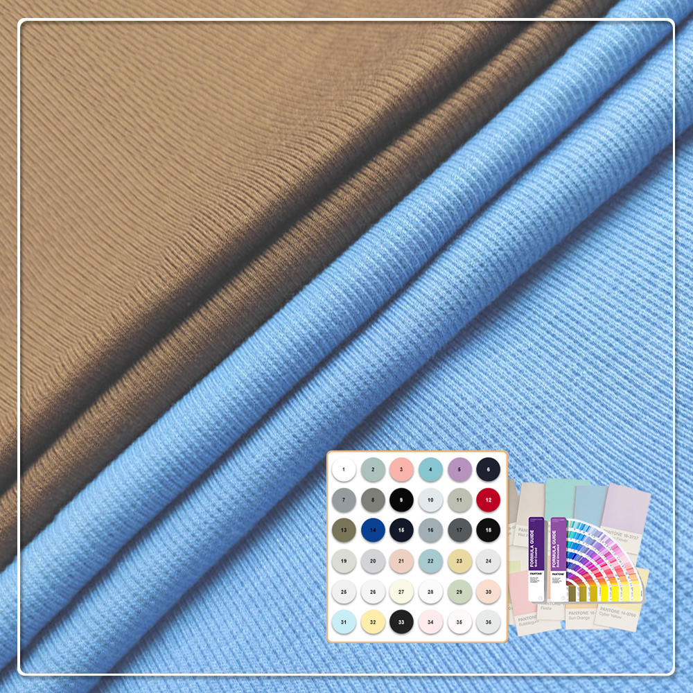 Extremely soft, smooth and skin-friendly. 220gsm 67% Bamboo 28% Organic cotton 5% Spandex jersey fabric is suitable for high-end underwear