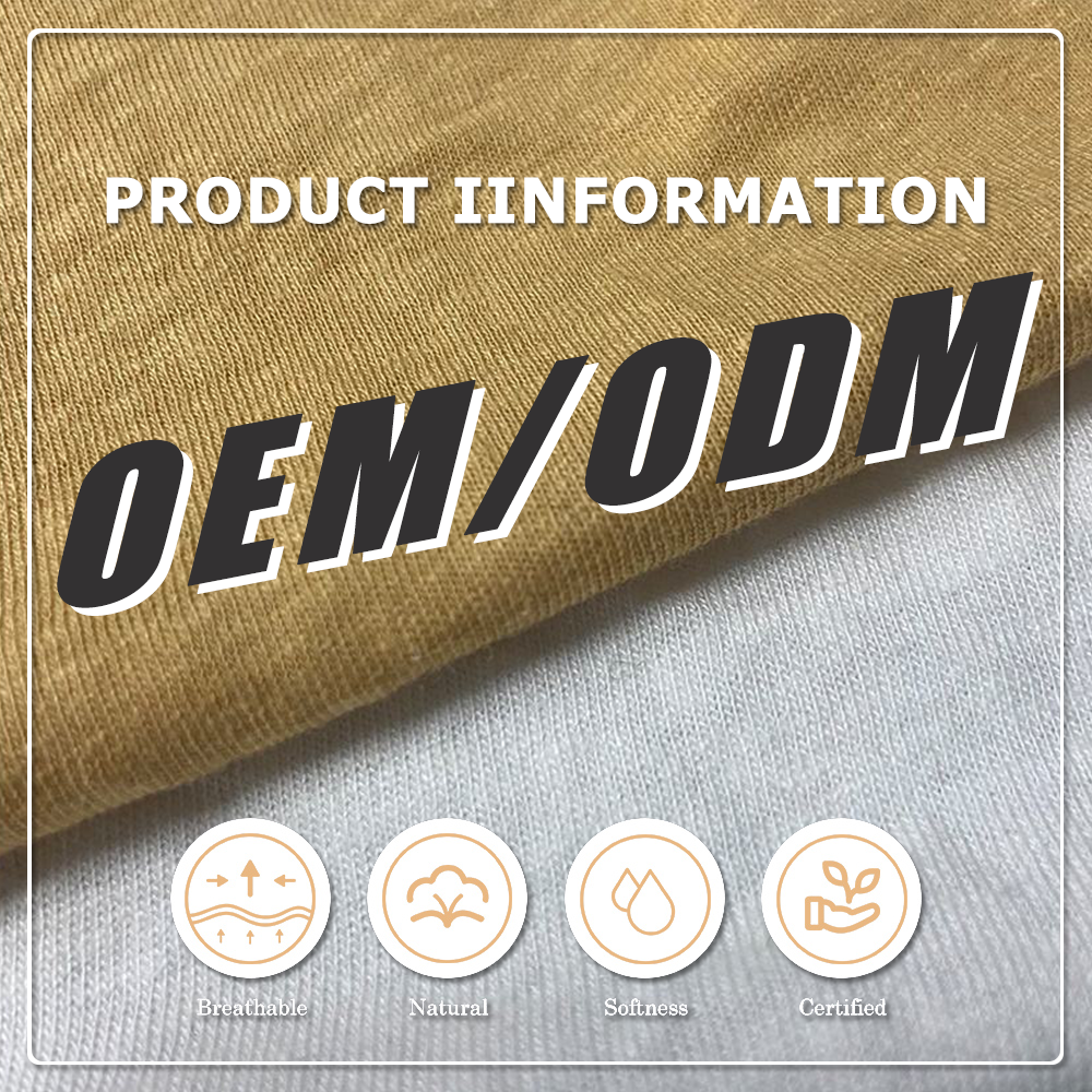jersey composé de 95 % viscose et 5 % élasthanne – anti-boulochage, teint uni, poids moyen écologique, destiné aux sous-vêtements – fabrication sur mesure (OEM/ODM)