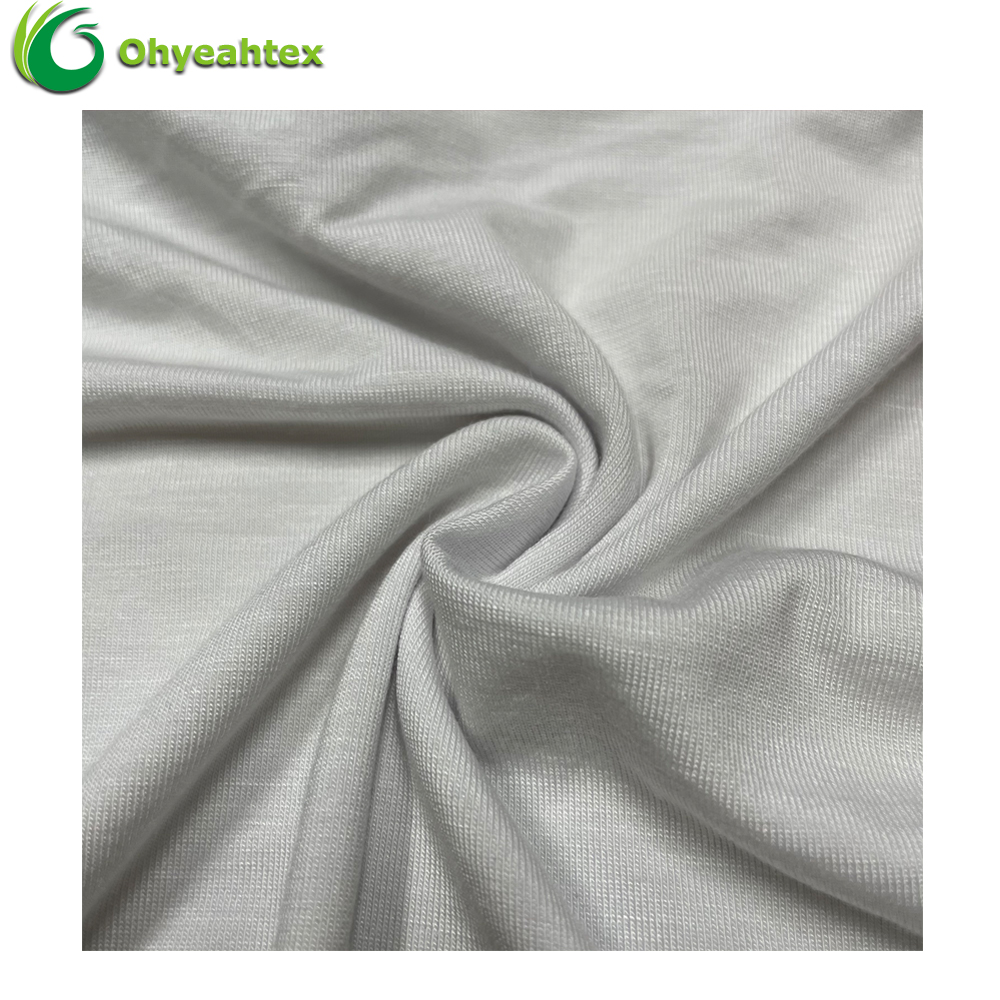 Top Bamboo Fiber Fabric Supplier – 220gsm 100% Bamboo Absorbent Anti-Bacteria Eco-Friendly Activewear Fabric for Clothing Production
