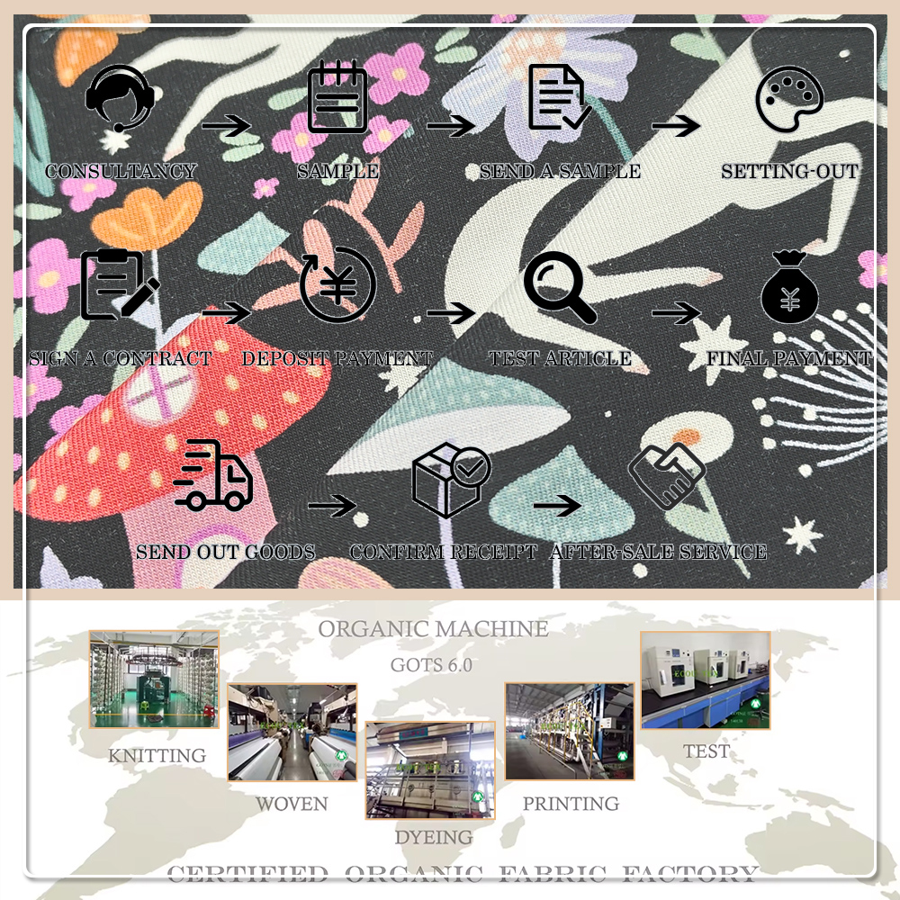 70% Bamboo 25% Cotton 5% Spandex Unicorn Floral Fabric: Soft, Stretchy, Breathable Jersey Knit