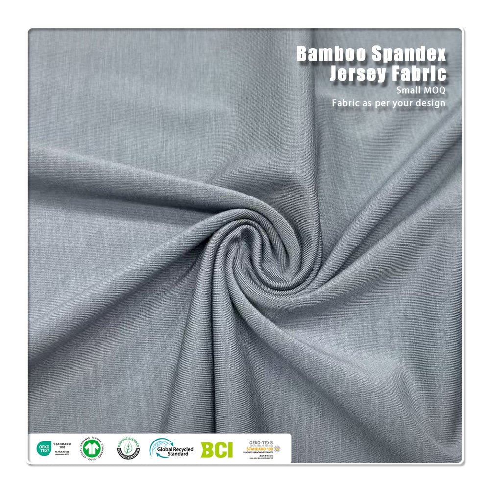 88% Lyocell 12% Spandex Single Jersey Fabric Anti-Bacteria Moisture-Absorbent Eco-Friendly Lightweight for Activewear Sportswear