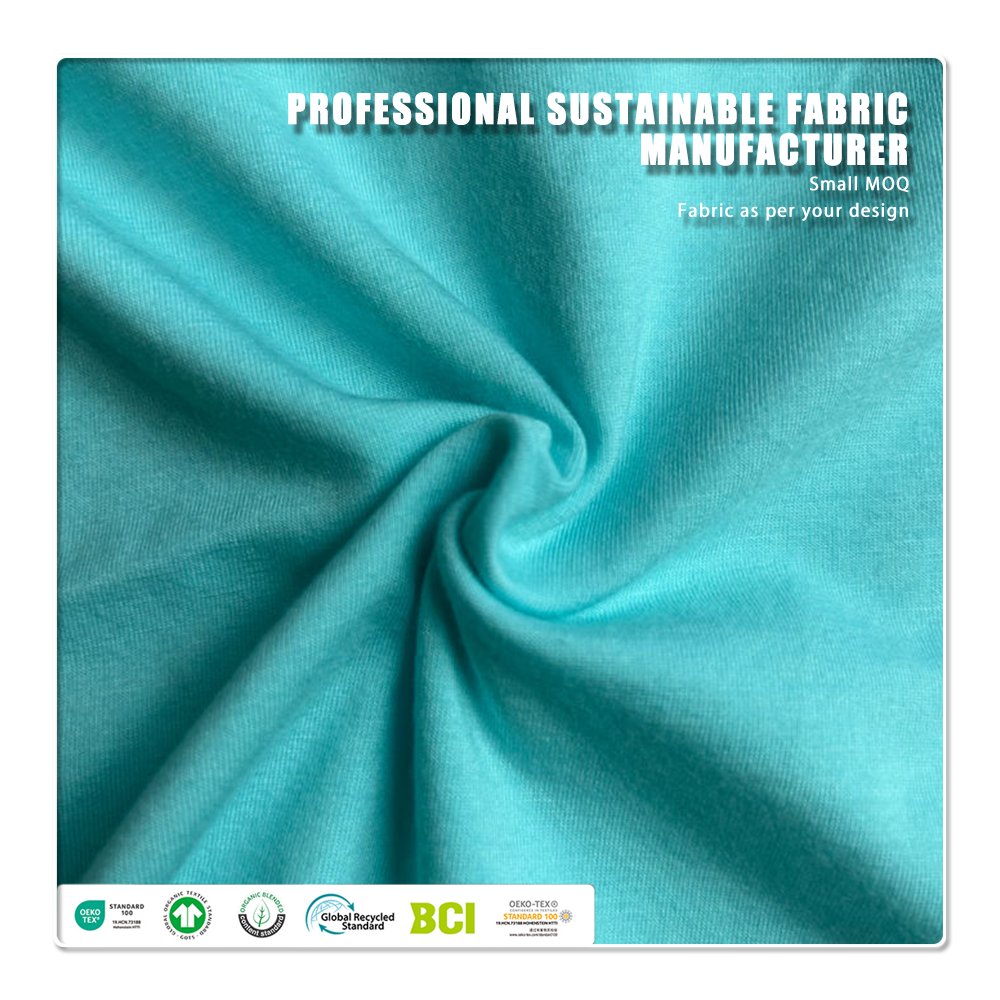 Anti Bacterial OEKO TEX Certified Eco-Friendly Stretch 65 Bamboo 28 Cotton 7 Spandex Single Jersey Fabric for Baby Shirts (1).webp