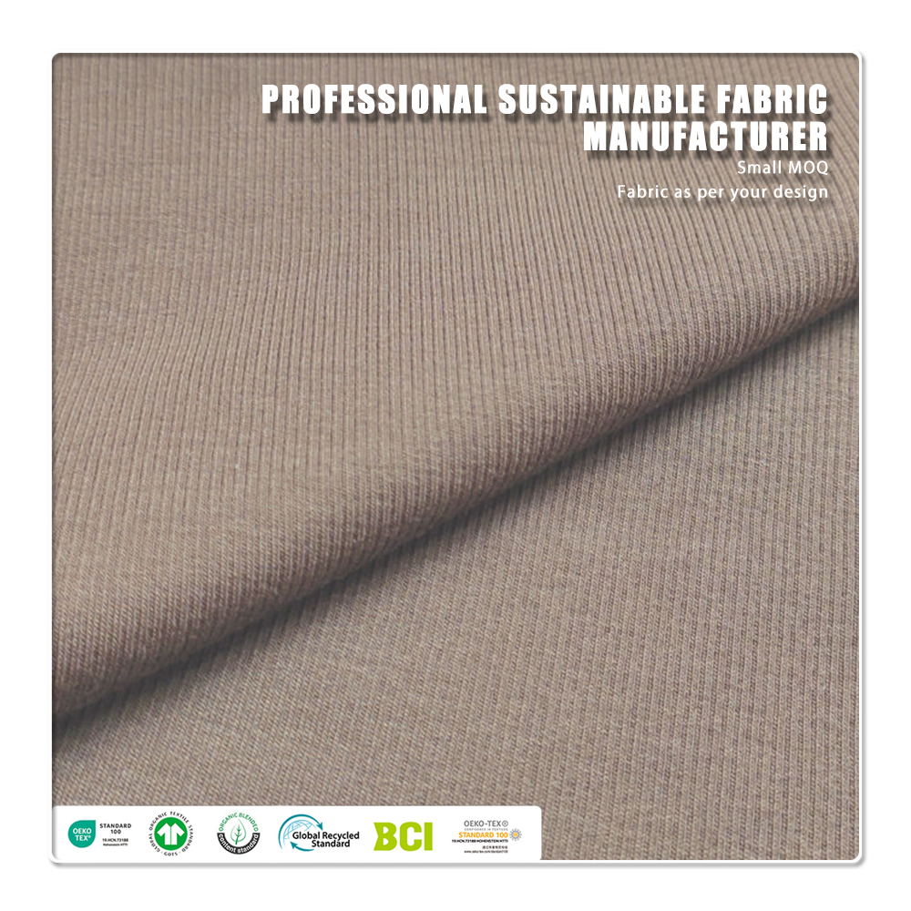 Extremely soft, smooth and skin-friendly. 220gsm 67% Bamboo 28% Organic cotton 5% Spandex jersey fabric is suitable for high-end underwear