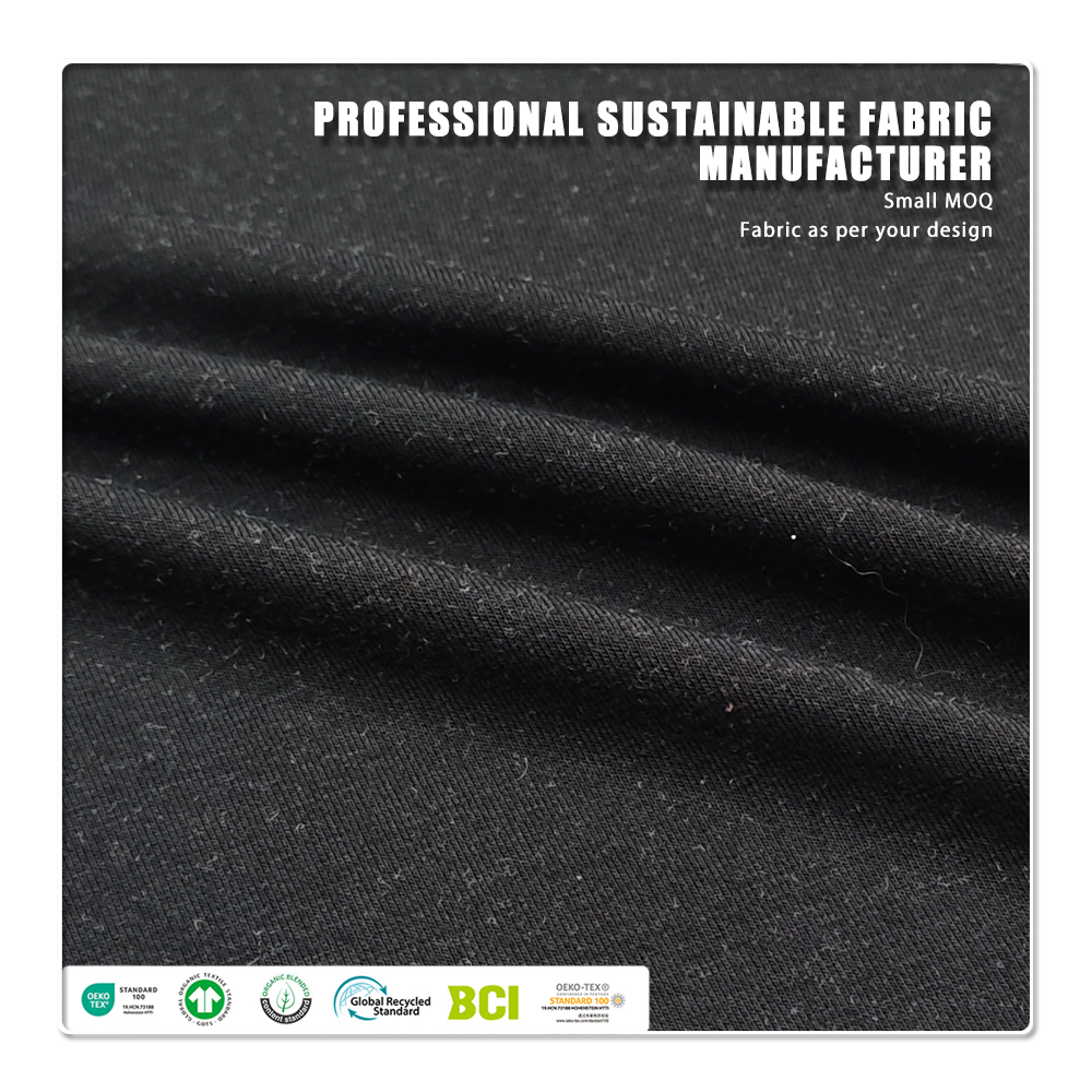 92% Bamboo 8% Spandex 260gsm 170cm Eco - Friendly Stretch Knit Fabric with Custom Printed Patterns for Apparel & Home Textiles