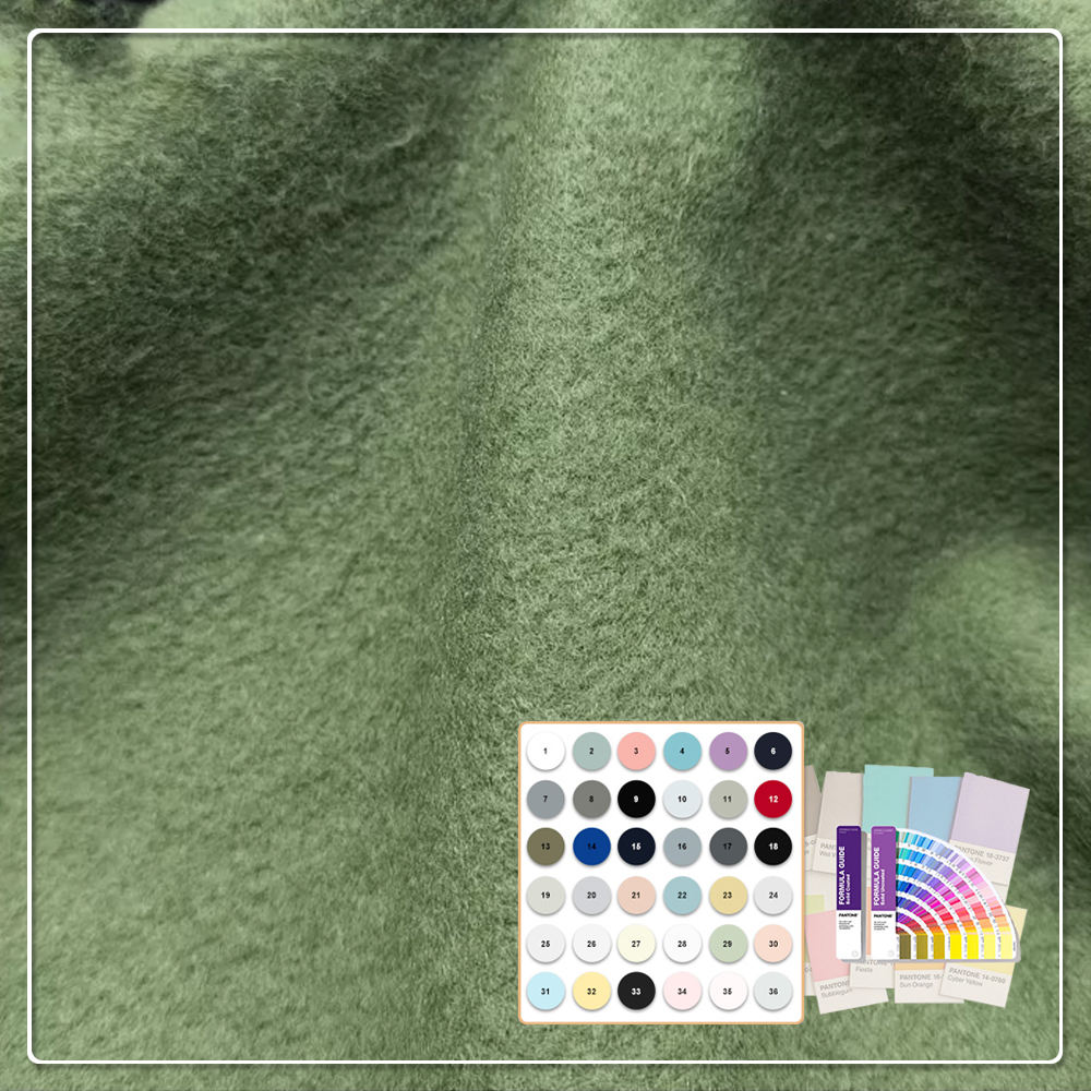OEKO-100-certifierad ekologisk bomull, dubbelvävd stretch 260 GSM tungflorad fleece-väv, bekväm och andningsbar