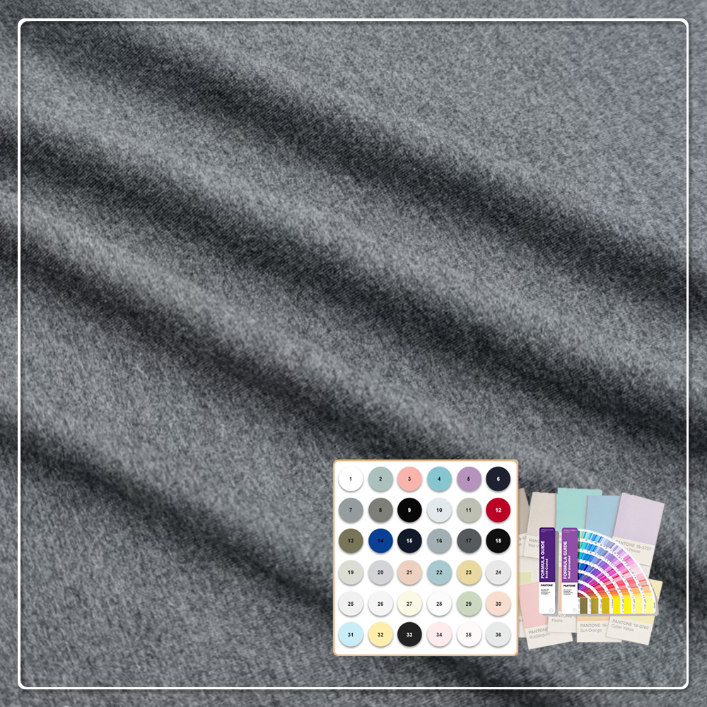 Performance melange Yoga Jersey with OEKO-TEX® Certification