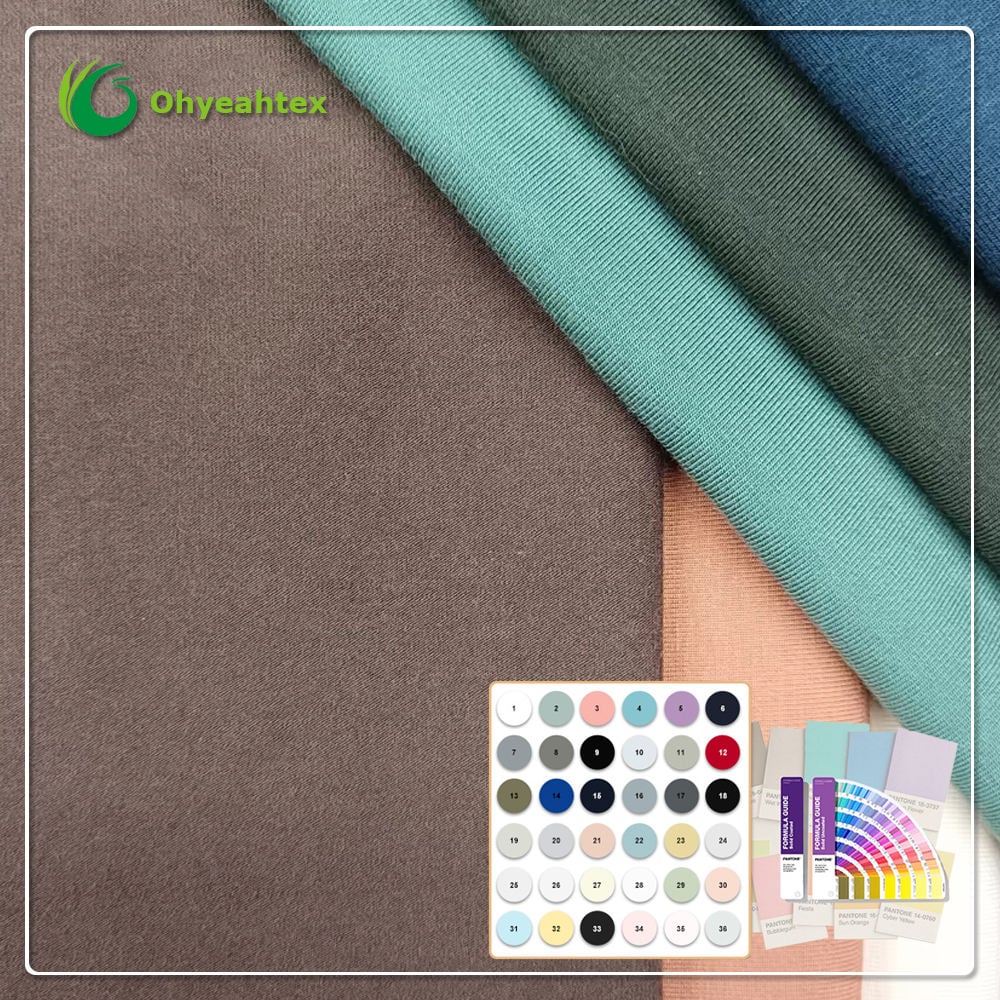 High quality 200gsm 170cm 96% Cotton 4%Spandex printed jersey fabric suitable for T-shirts