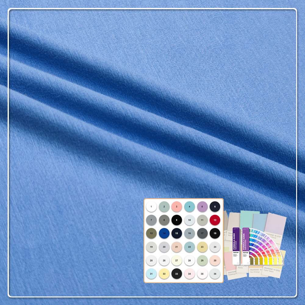 220GSM 100 % bambusfiber Anti-bakteriel fugtabsorberende økologisk bambus-spandex jersey-stof