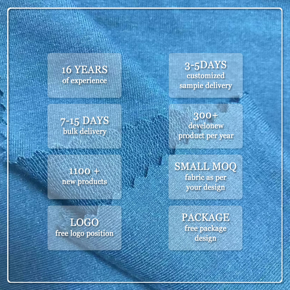 Stock Lot Knitted 100% Cotton French Terry 360GSM Stretch Breathable Eco-Friendly Fabric for Sweatpants