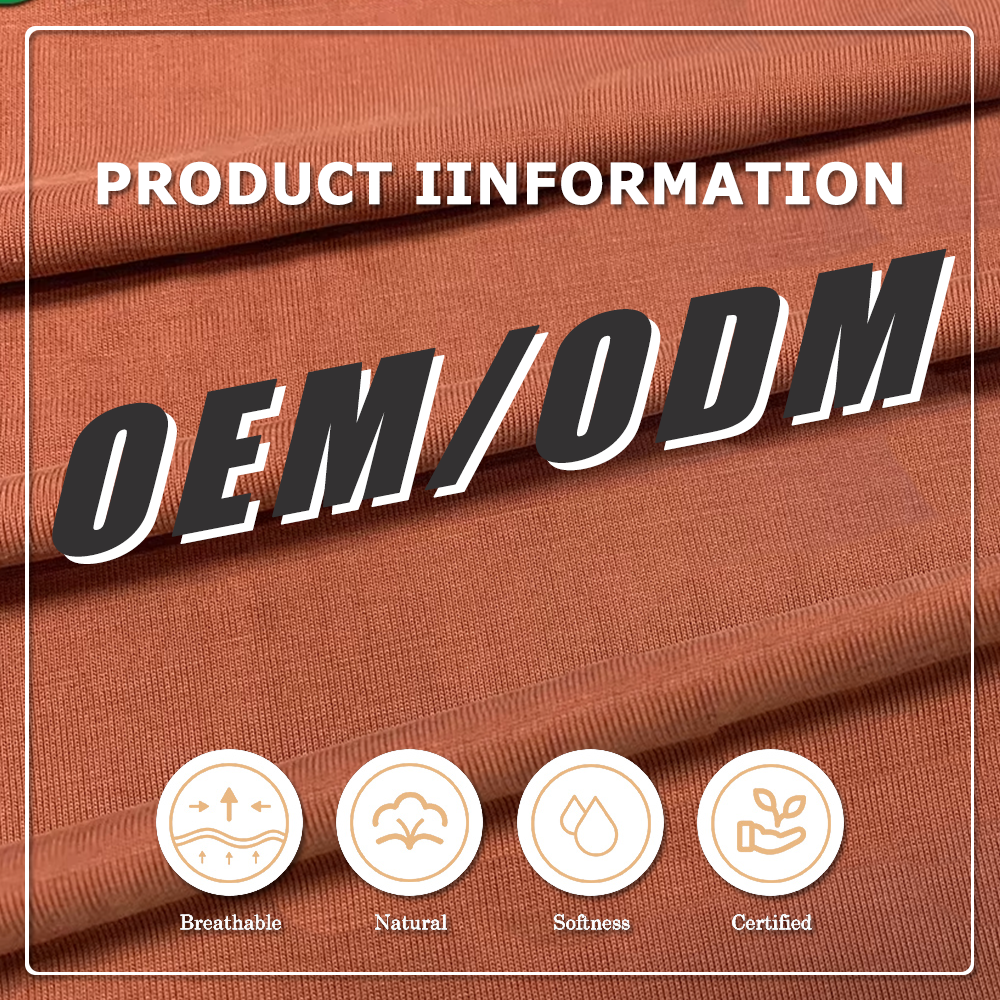 Oeko-Tex Standard 100 Knitting Single Jersey Modal Fabric 220gsm 180cm Width 40s Yarn Count Make-To-Order