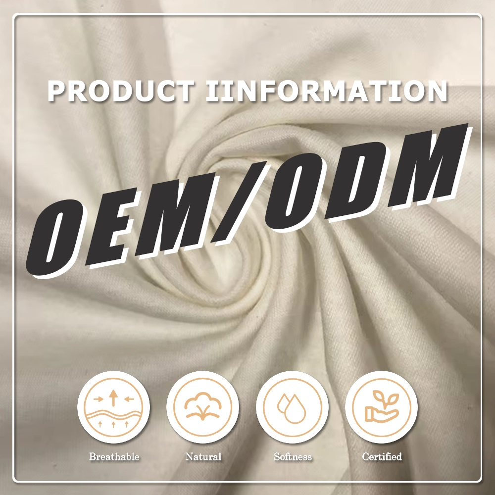 Soft 130GSM Organic Eco-Friendly 100% Cotton Mercerized Jersey Fabric Anti-Bacteria Wicking Features for Baby Kids Men's