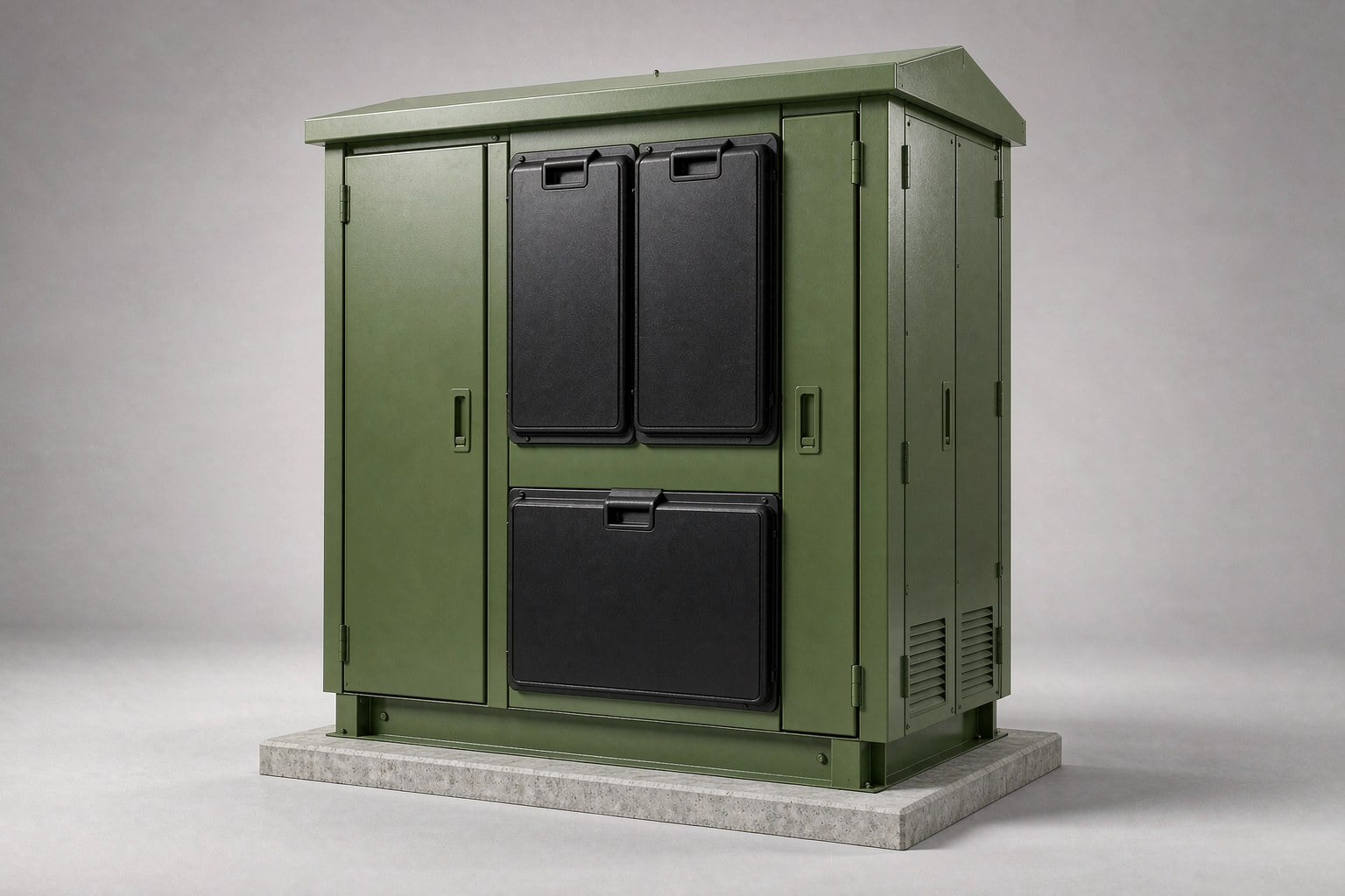 Pad mounted transformer built for Canadian projects by Ryan Electric