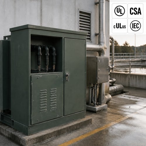Water Treatment Plant Transformers: Sizing for Pump Starts, VFD Harmonics and Corrosive Air