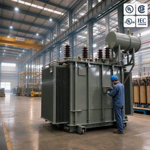 Amorphous metal transformer on the factory floor