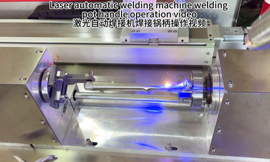 Pot handle welding