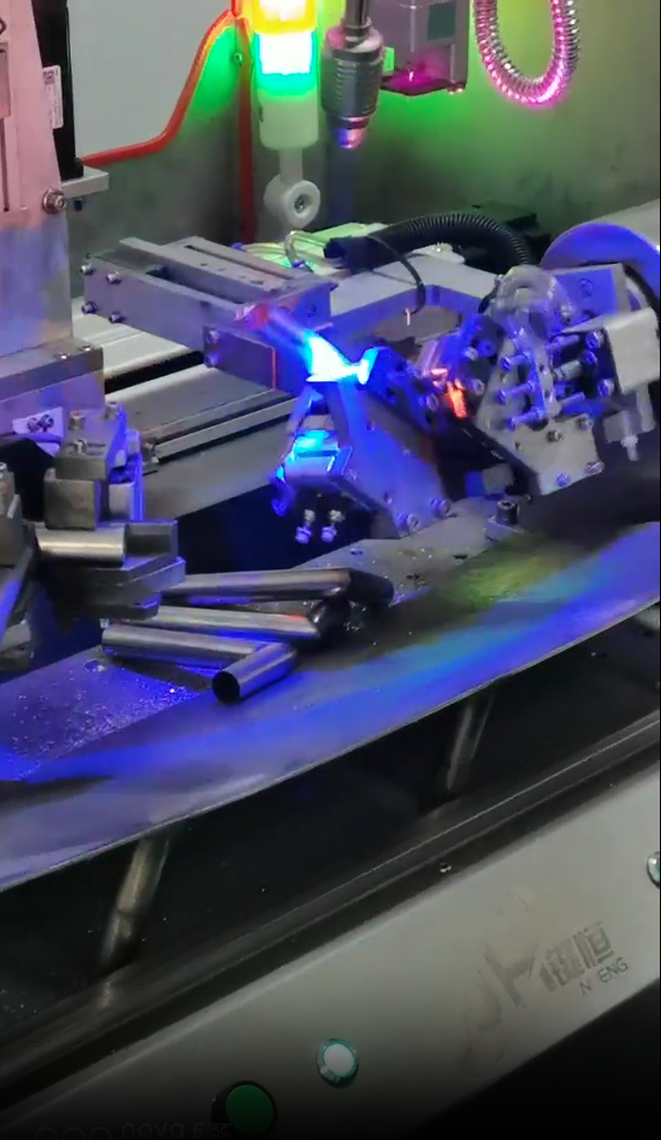 Door handle welding