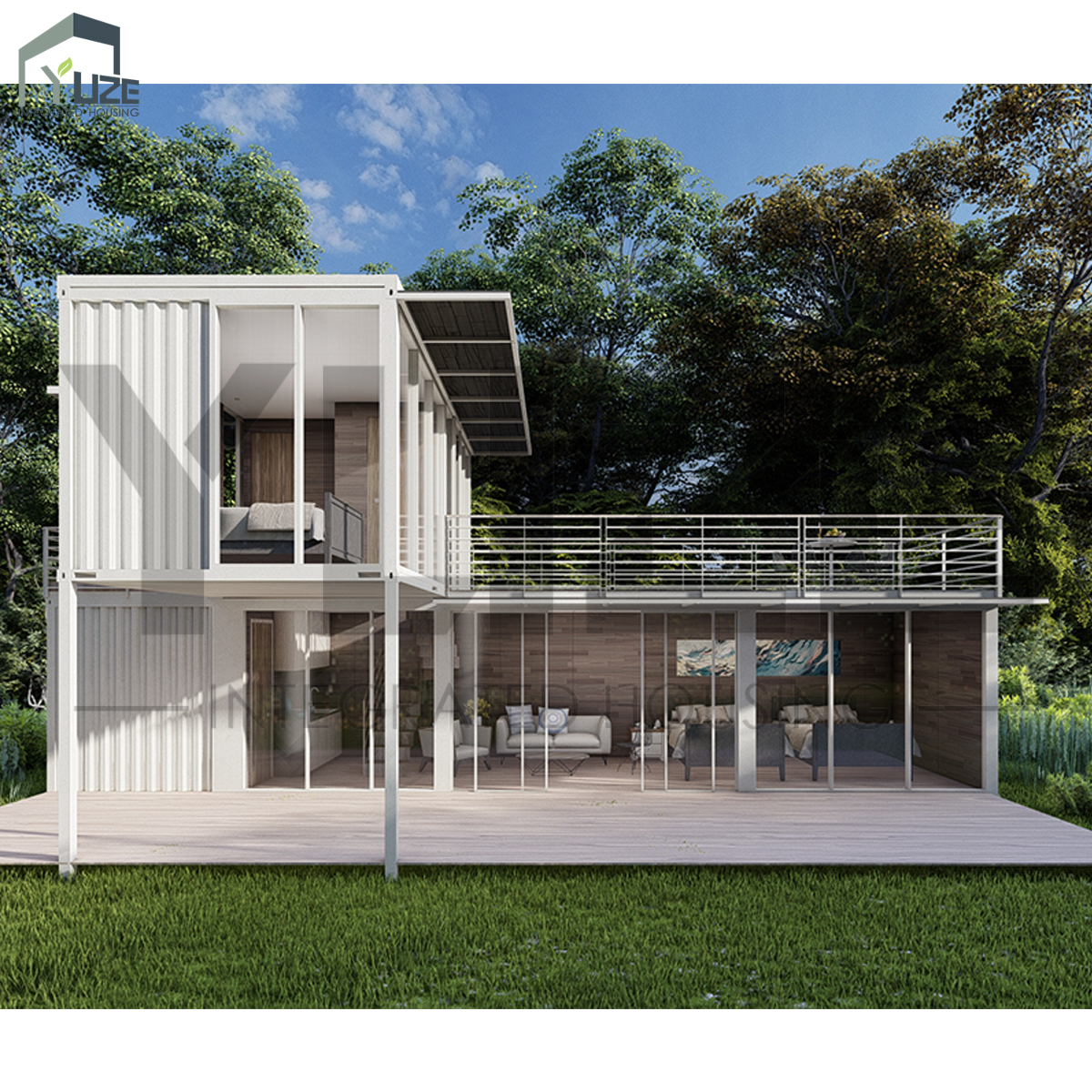 Prefabricated Home for Small Families: Space-Saving Layouts