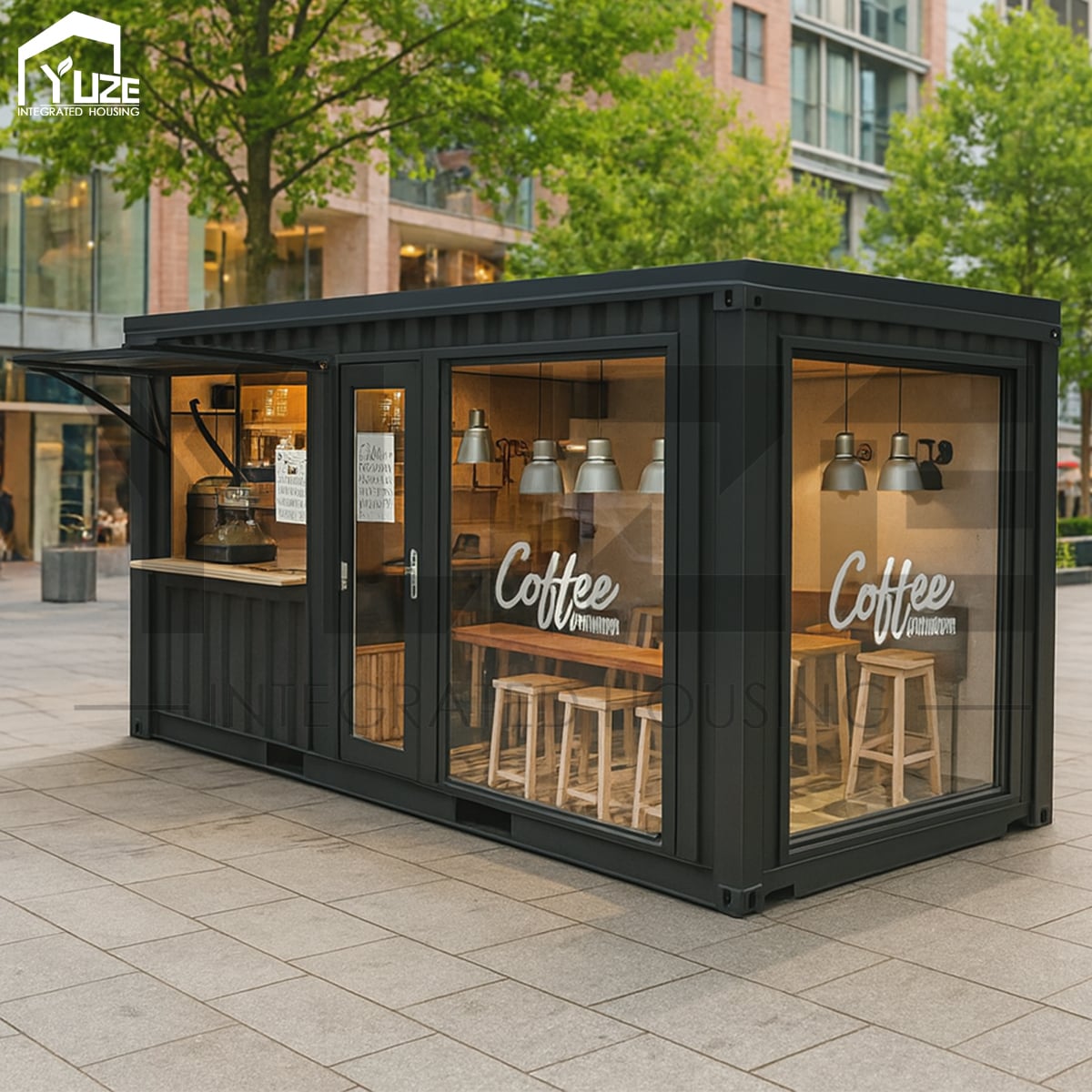 Container-Café-Design: Gemütliche und industrielle Ideen für Kaffeeliebhaber