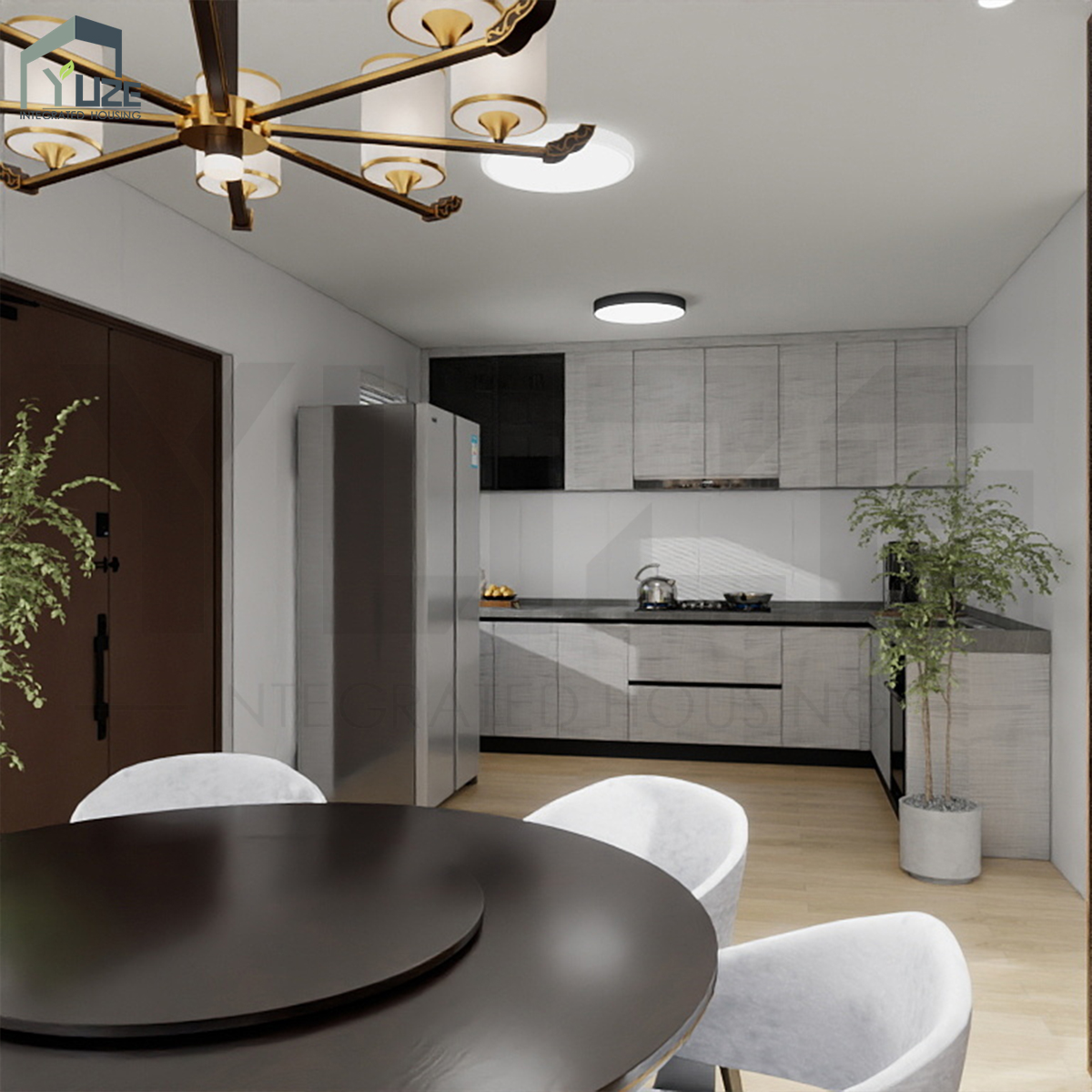 Layout della cucina del ristorante container: massimizza lo spazio per l’efficienza