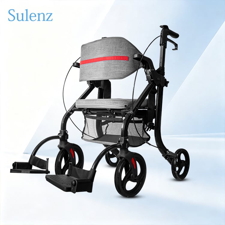 Versatile 3in1 Folding Walker With Shopping Bag