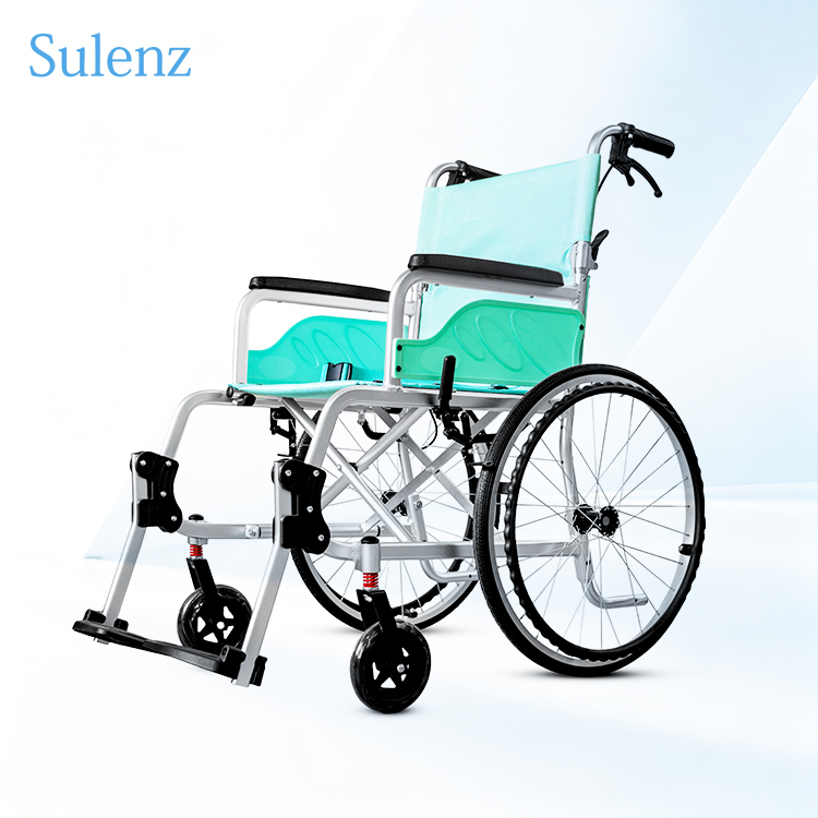 High Quality Lightweight Portable Folding Manual Wheelchair