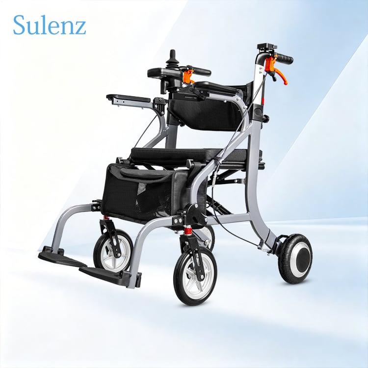 Versatile Multifunctional Electric Rollator in Premium Aluminum Alloy with Easy-Store Compact Fold Design