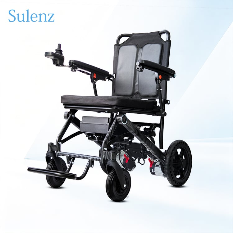 Durable Foldable Lightweight Aluminum Alloy Power Electric Wheelchair
