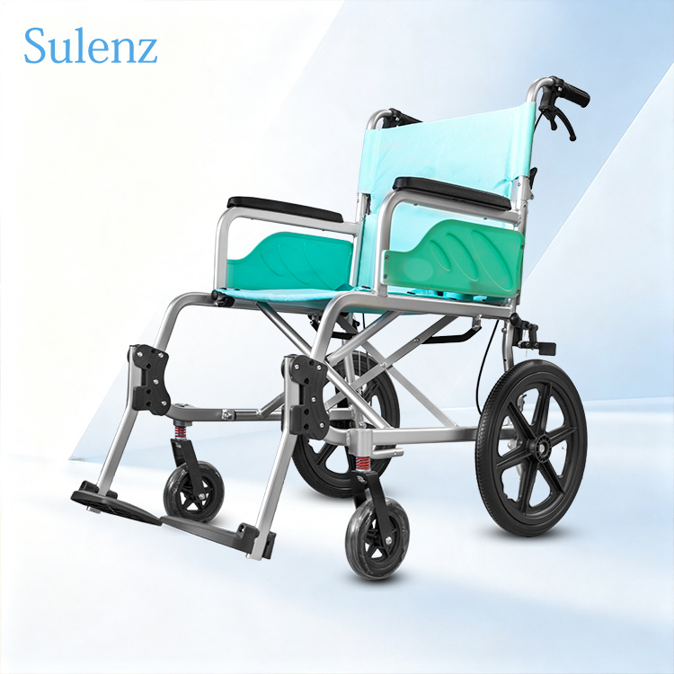 High Quality Lightweight Portable Folding Manual Wheelchair