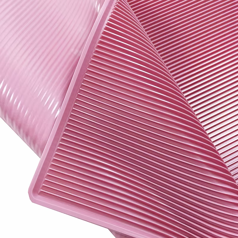 Flexible rubber material for durable cat litter mat production