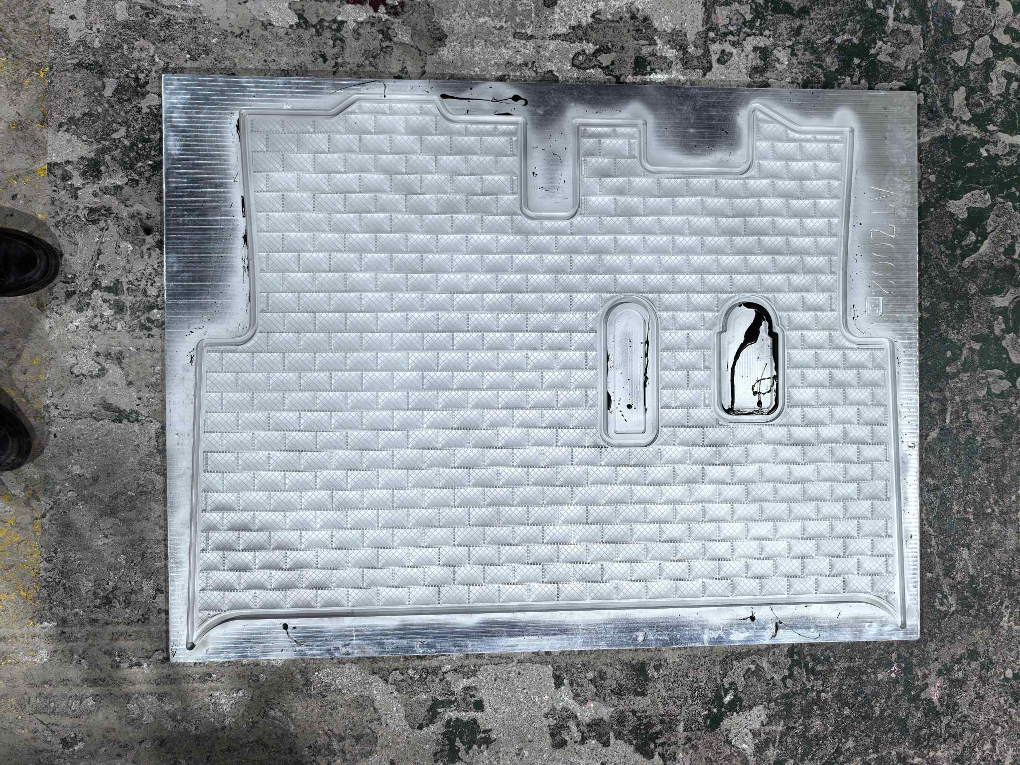 Custom Mold Process for E-Z-GO RXV Golf Cart Latex Floor Mats-2
