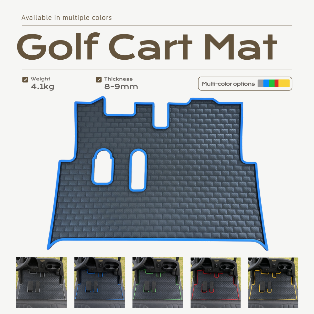 Custom Mold Process for E-Z-GO RXV Golf Cart Latex Floor Mats-1