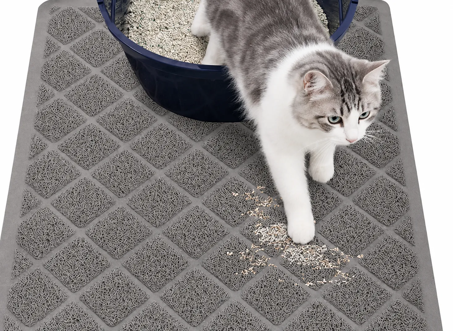pvc coil cat litter mat