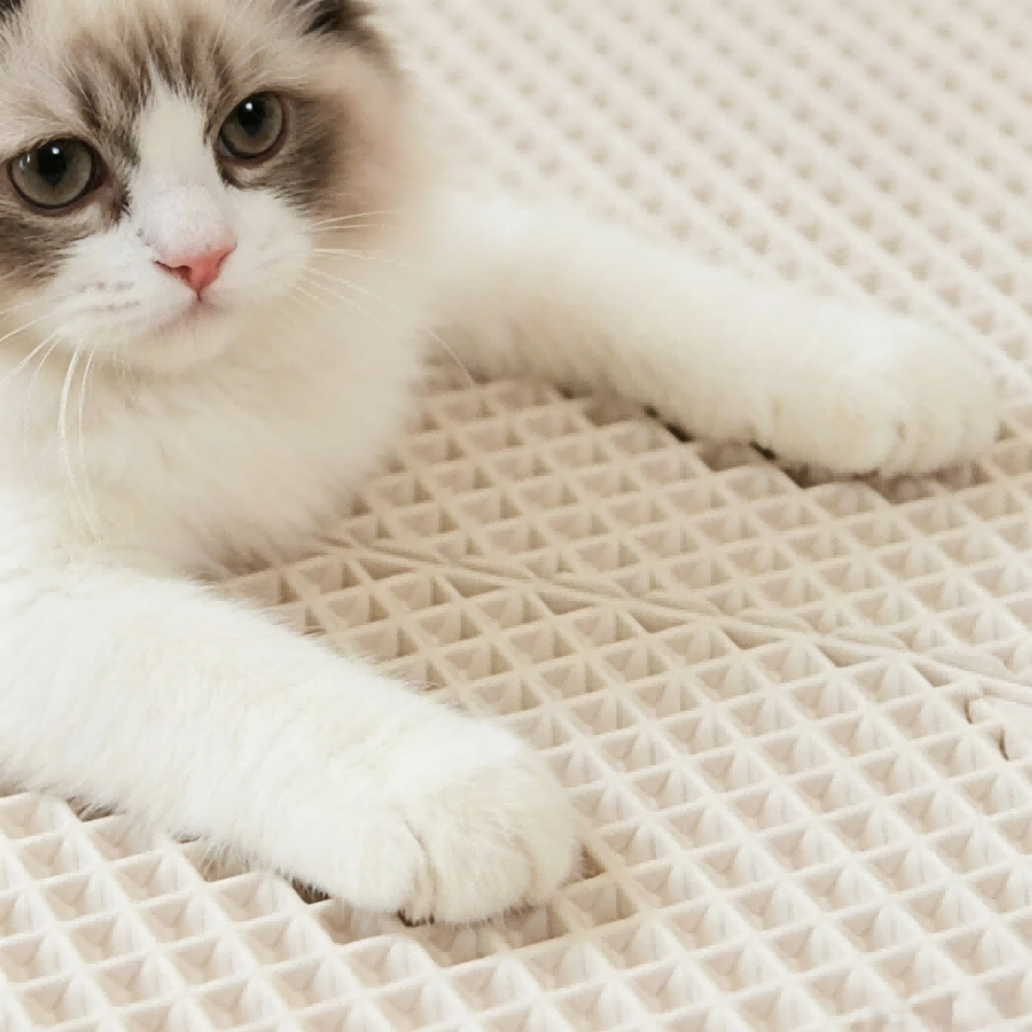 Eco-Friendly PVC Cat Litter Mat ODM Case 