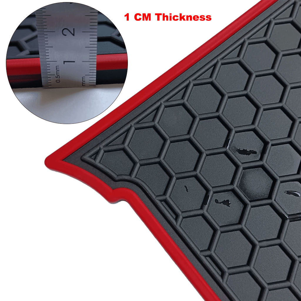 Golf Cart Floor Mat | Waterproof Rubber Honeycomb Mat