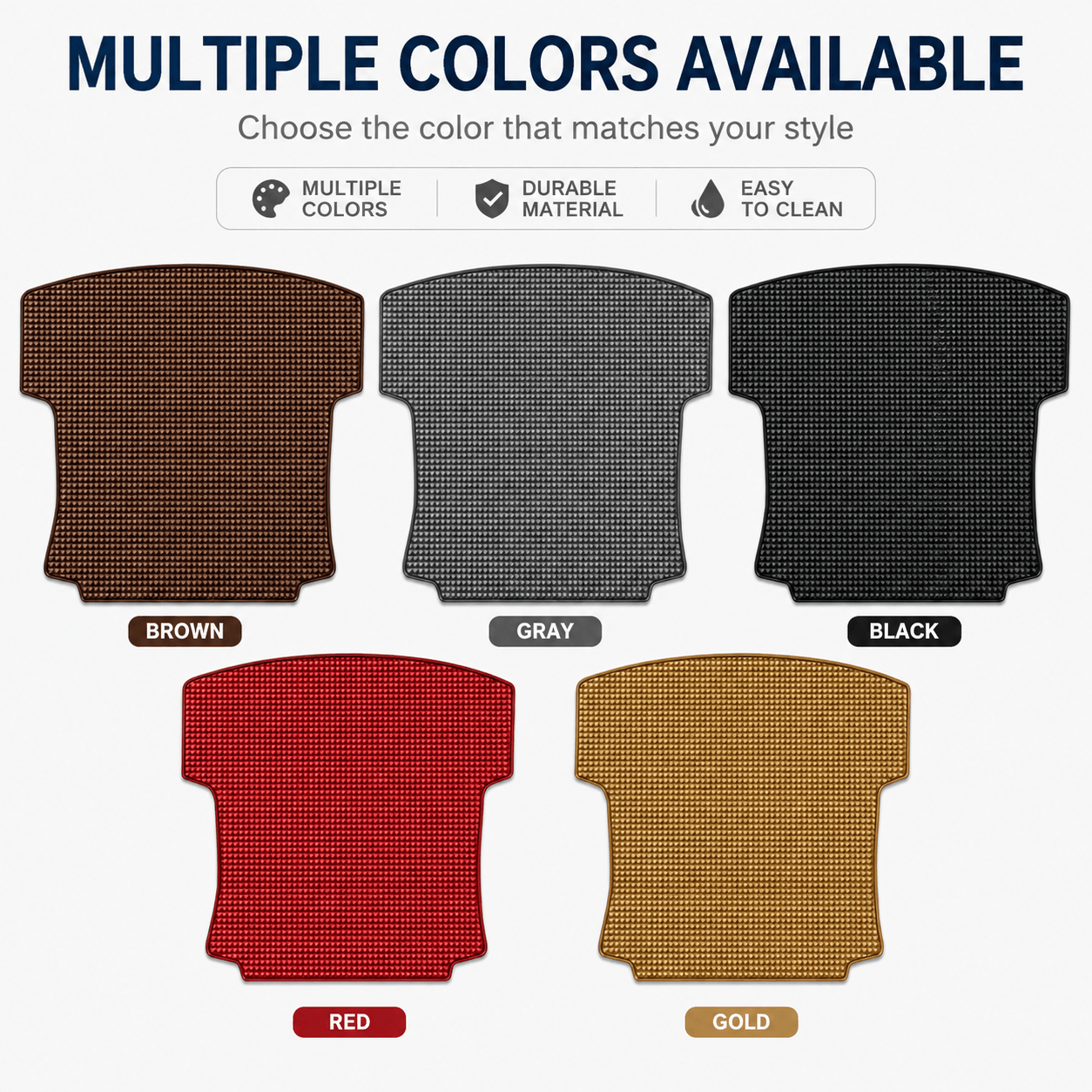 Universal Trunk Mat | Waterproof PVC Custom Cargo Liner