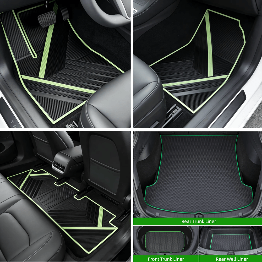 Tesla Model 3 Floor Mats 2020-2026 | Waterproof Latex